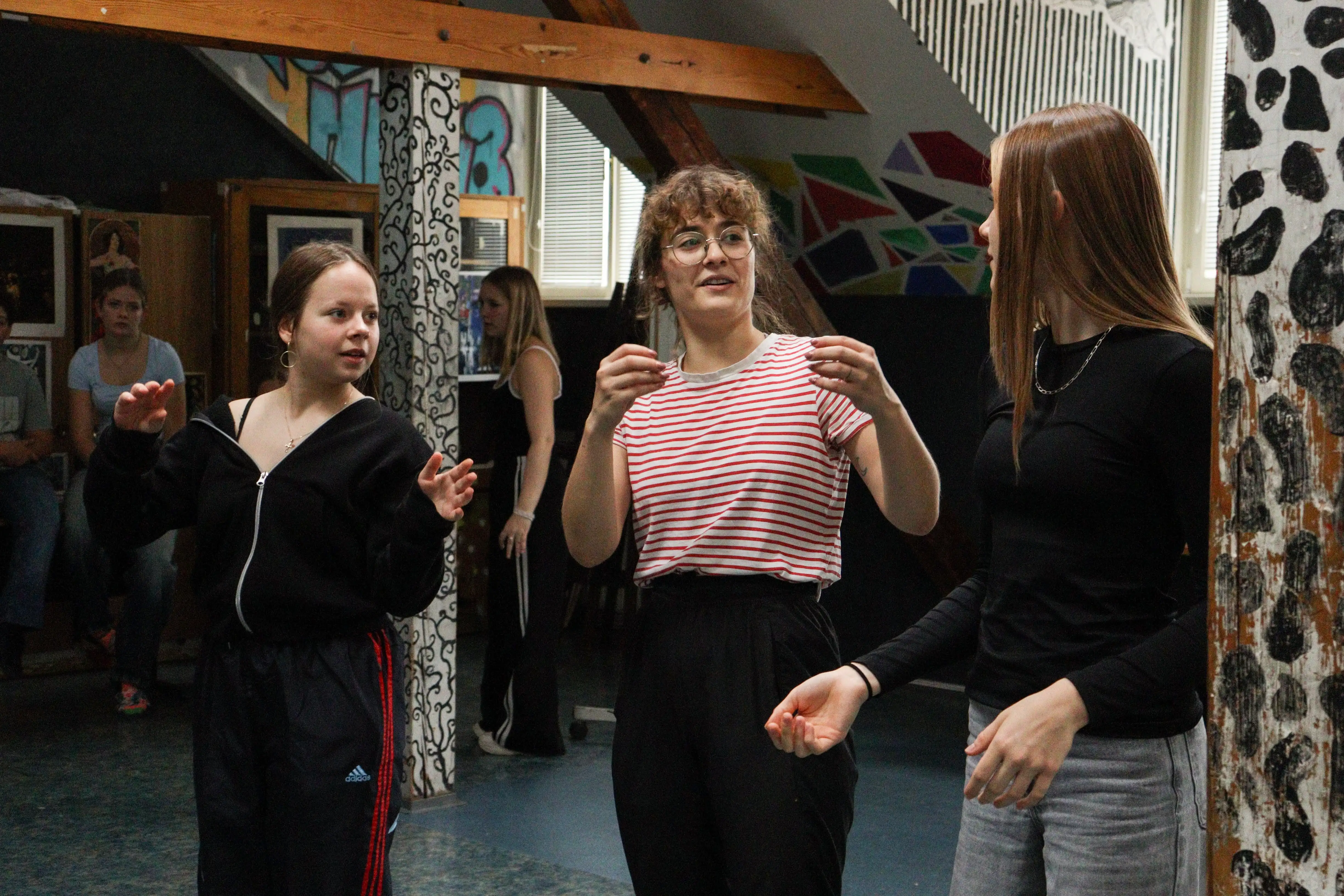 Herecké představení účastníků tábora